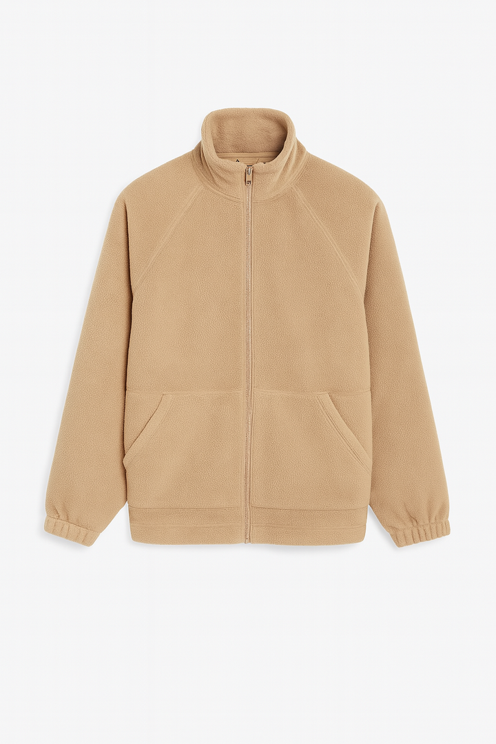 Polarowa Kurtka Męska | Miękka Faktura | Na Chłodne Dni