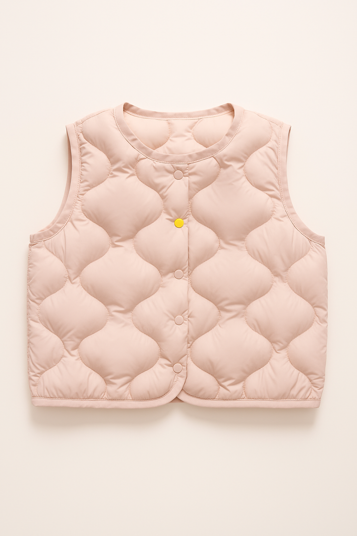 Dziecięca Pikowana Kamizelka | Lekka i Miękka | Idealna na Przejściowe Pory Roku