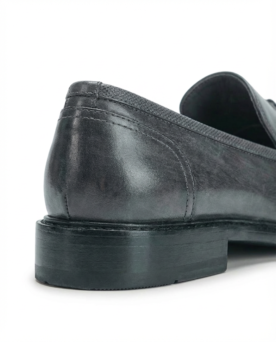 Mokasyny męskie skórzane | Klasyczny krój | Frędzle | Do pracy i na co dzień