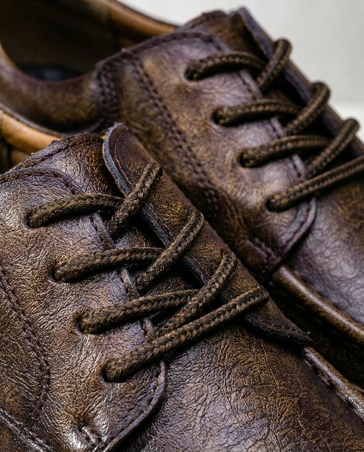 Męskie skórzane mokasyny | Niski profil | Wygodna wkładka | Do pracy i na co dzień