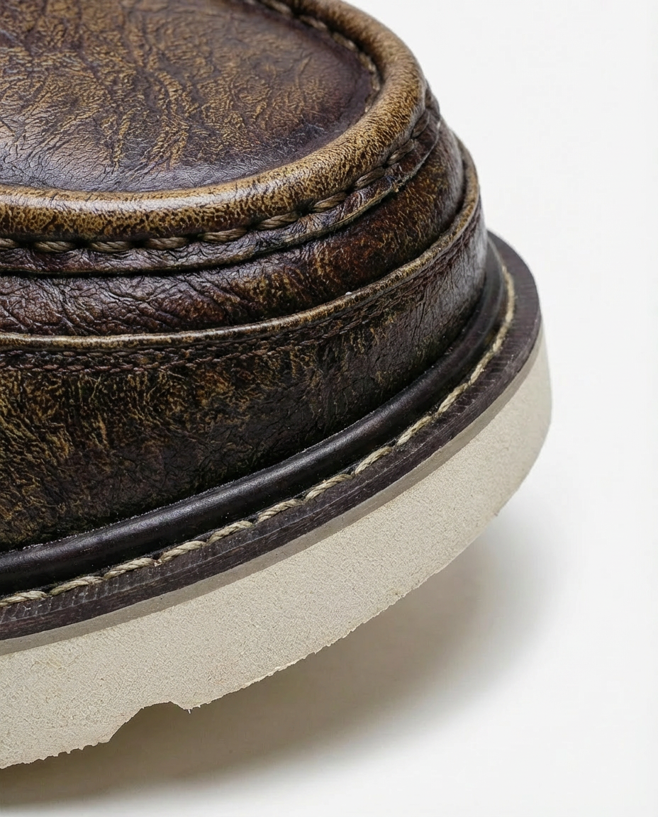 Męskie skórzane mokasyny | Niski profil | Wygodna wkładka | Do pracy i na co dzień