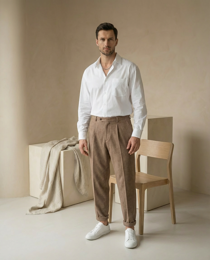 Jeansy męskie | Dopasowany krój | Wysokiej jakości materiał | Na co dzień i do pracy