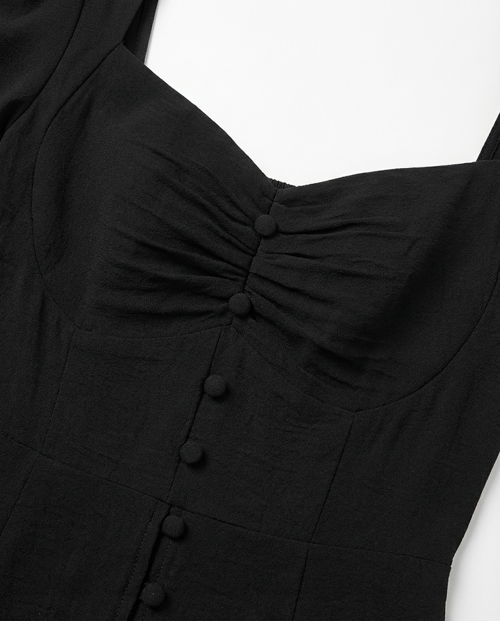 Sukienka Damska Letnia | Klasyczny Krój | Ozdobna Klamra | Na Co Dzień i Na Wyjścia