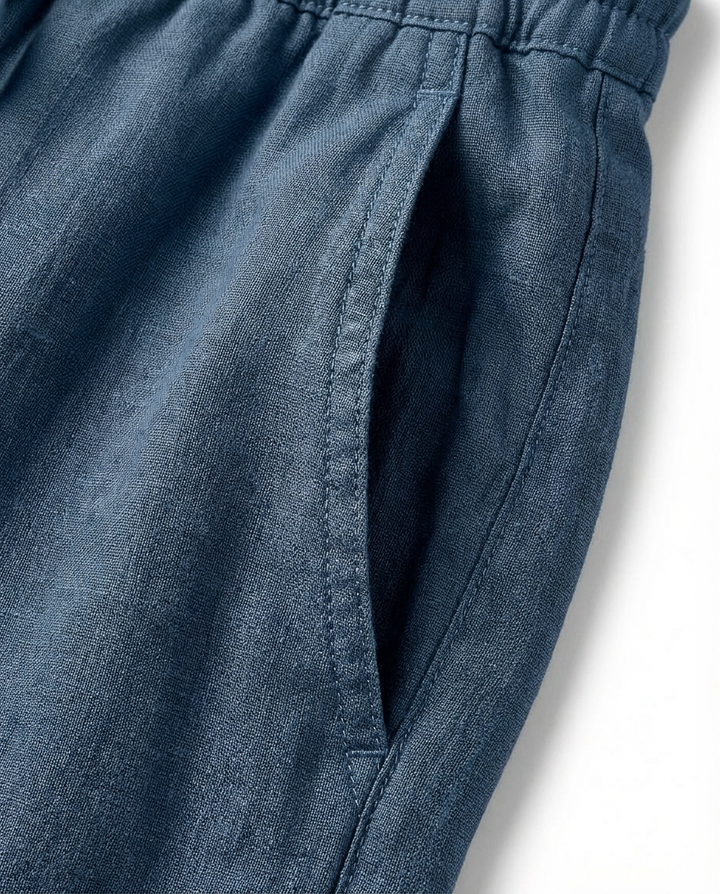 Spodnie Męskie Spodnie Lnianie Męskie | Luźny Krój | Oddychający Materiał | Na Lato