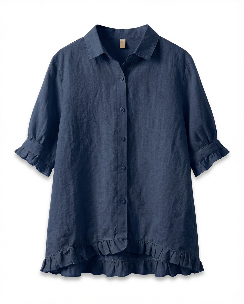 Koszula Damska Koszule Damskie | Luźny Krój | Zapinana na Guziki | Na Co Dzień