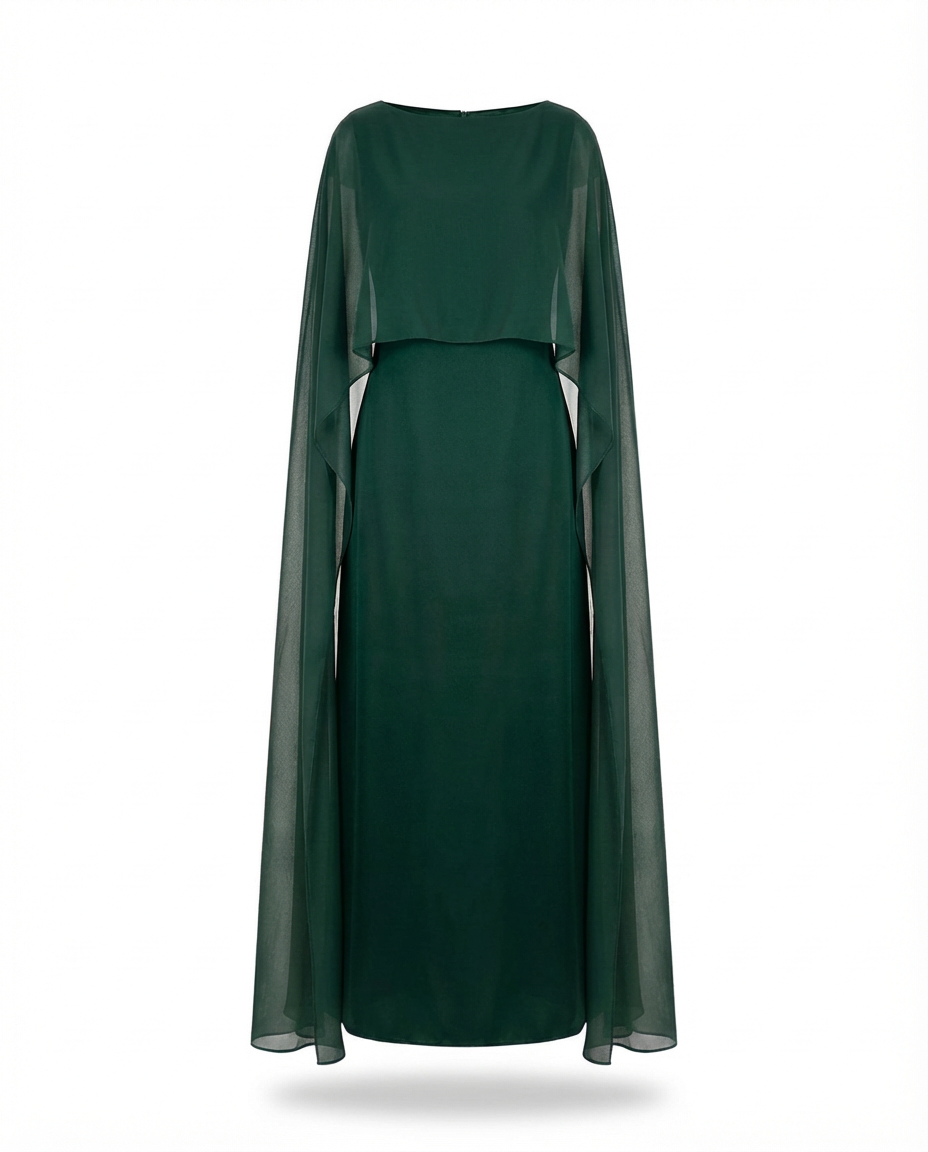 Sukienka na Wesele Damska Elegancka | Maxi Krój | Lekka Tkanina | Na Wiosnę i Lato