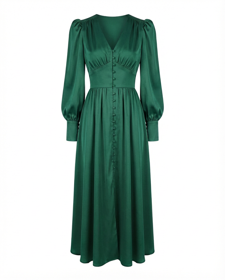 Sukienka na Wesele Sukienka Damska | Dopasowany Krój | Wysokiej Jakości Materiał | Na Wiosnę i Lato