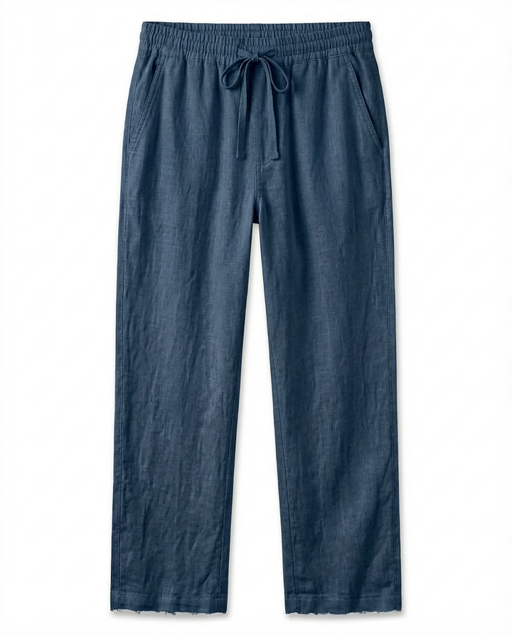 Spodnie Męskie Spodnie Lnianie Męskie | Luźny Krój | Oddychający Materiał | Na Lato