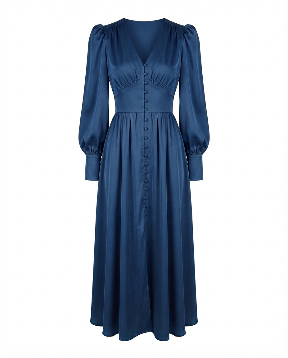 Sukienka na Wesele Sukienka Damska | Dopasowany Krój | Wysokiej Jakości Materiał | Na Wiosnę i Lato