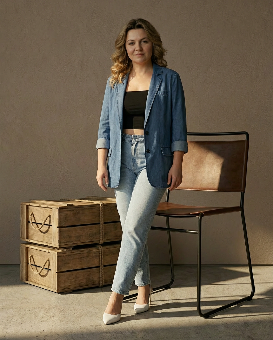 Marynarka Damska Marynarki Damskie | Luźny Krój | Długie Rękawy | Na Co Dzień