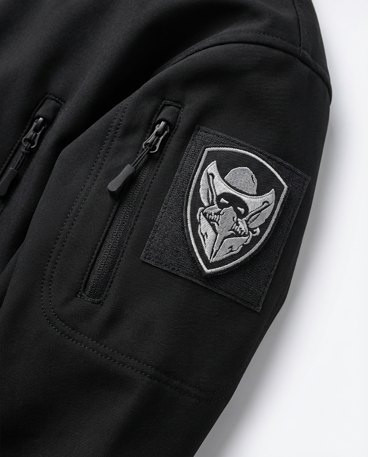 Męski Zestaw Taktyczny | Kurtka z Kapturem, Spodnie Bojówki, Wodoodporne - 9