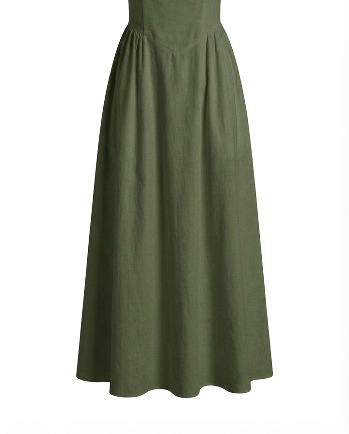 Sukienka Maxi Damska Elegancka | Rozszerzany Krój | Wygodna Tkanina | Na Wesele i Przyjęcia