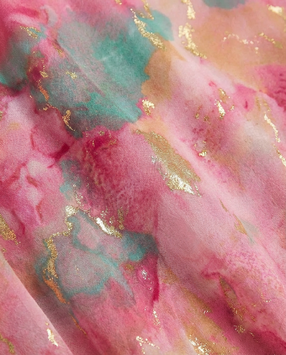 Sukienka Maxi Damska Kwiatowa | Luźny Krój | Wiązanie w Talii | Na Co Dzień