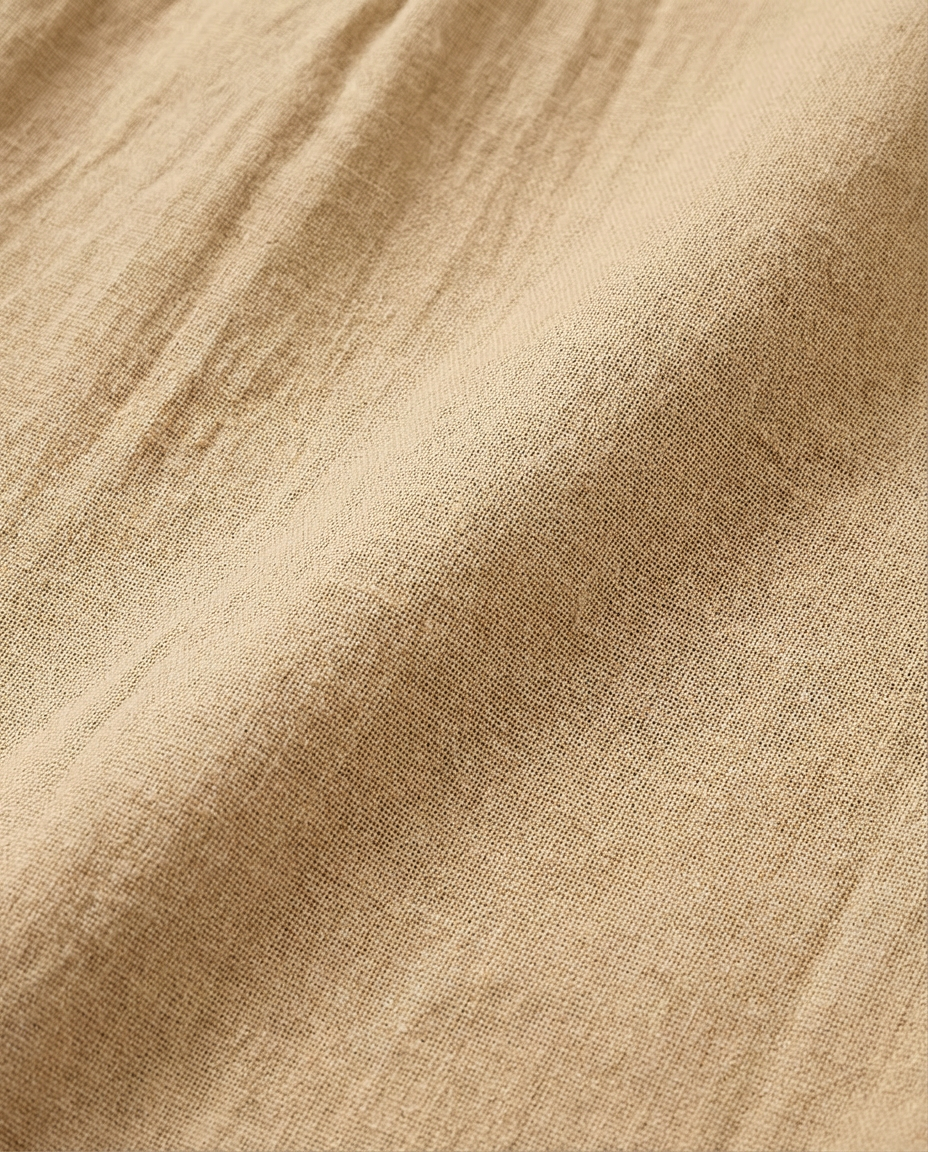 Męskie spodnie lniane z szerokimi nogawkami | Luźny krój | Oddychający materiał | Na lato