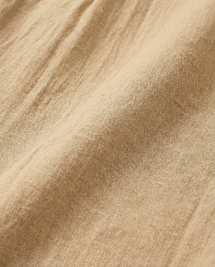 Męskie spodnie lniane z szerokimi nogawkami | Luźny krój | Oddychający materiał | Na lato