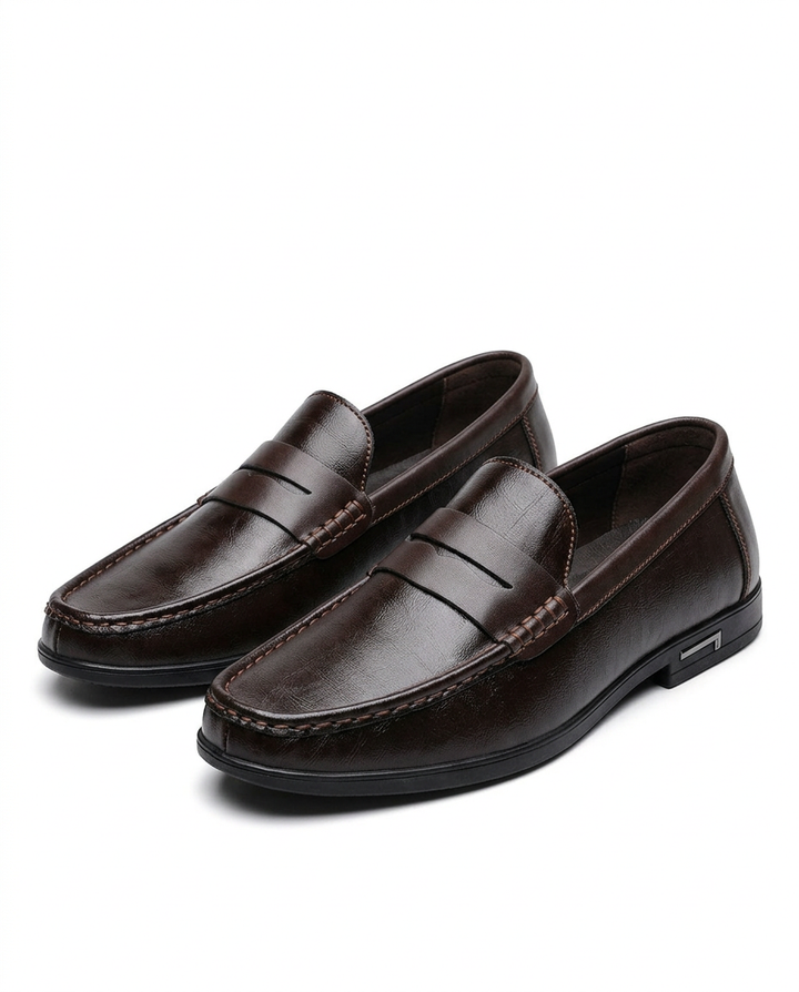Buty Męskie Skórzane Eleganckie | Klasyczny Krój | Wygodna Wkładka | Na Co Dzień