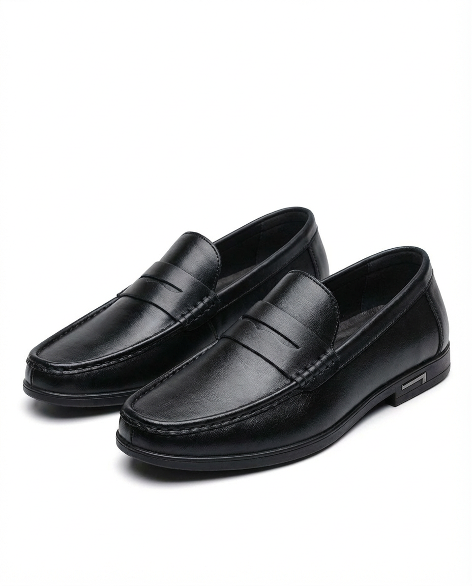 Buty Męskie Skórzane Eleganckie | Klasyczny Krój | Wygodna Wkładka | Na Co Dzień
