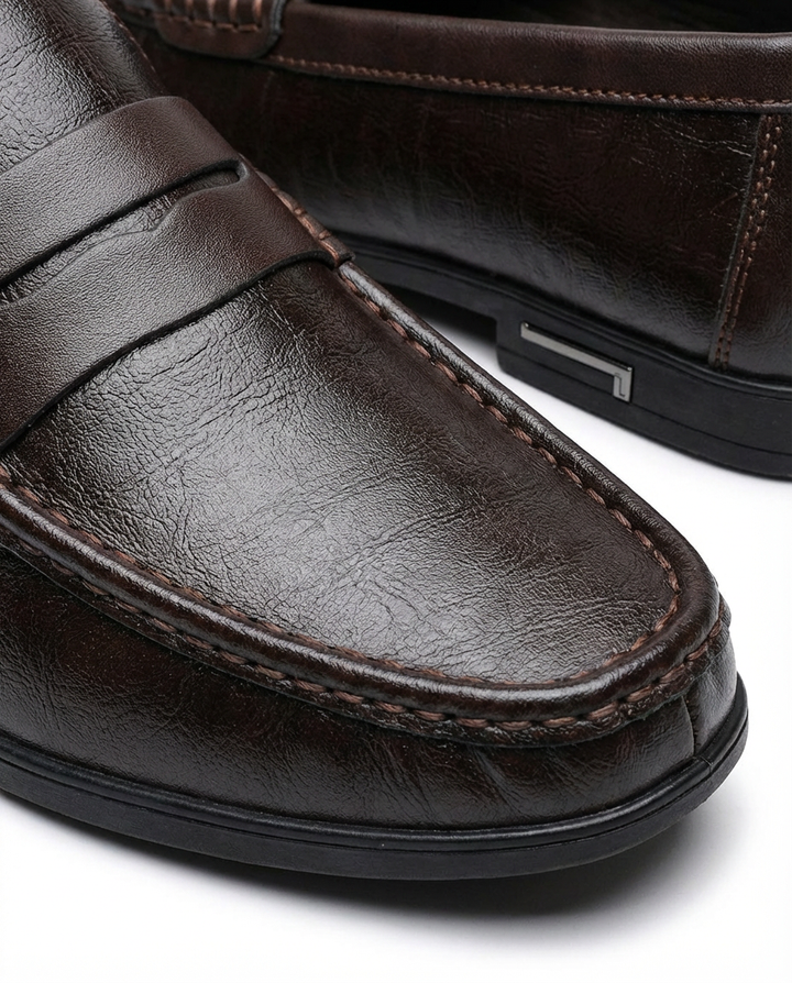 Buty Męskie Skórzane Eleganckie | Klasyczny Krój | Wygodna Wkładka | Na Co Dzień
