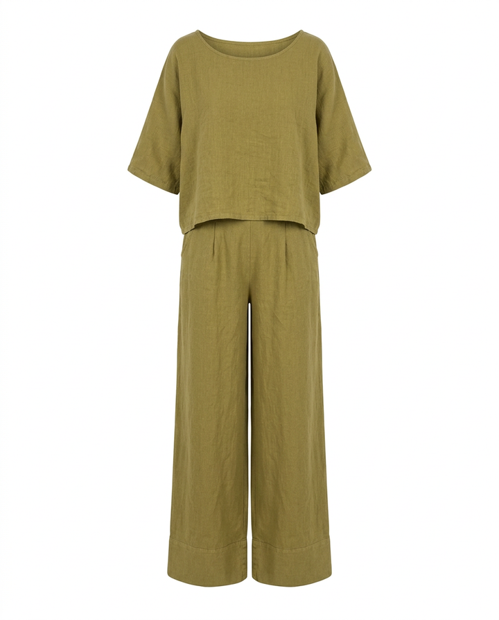 Zestaw Dresowy Damski | Luźny Krój | Praktyczne Kieszenie | Na Lato