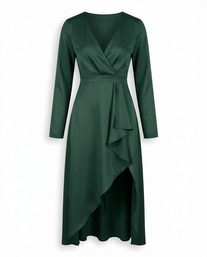 Sukienka Damska Codzienna Sukienki Letnie | Prosty Krój | Długie Rękawy | Na Co Dzień