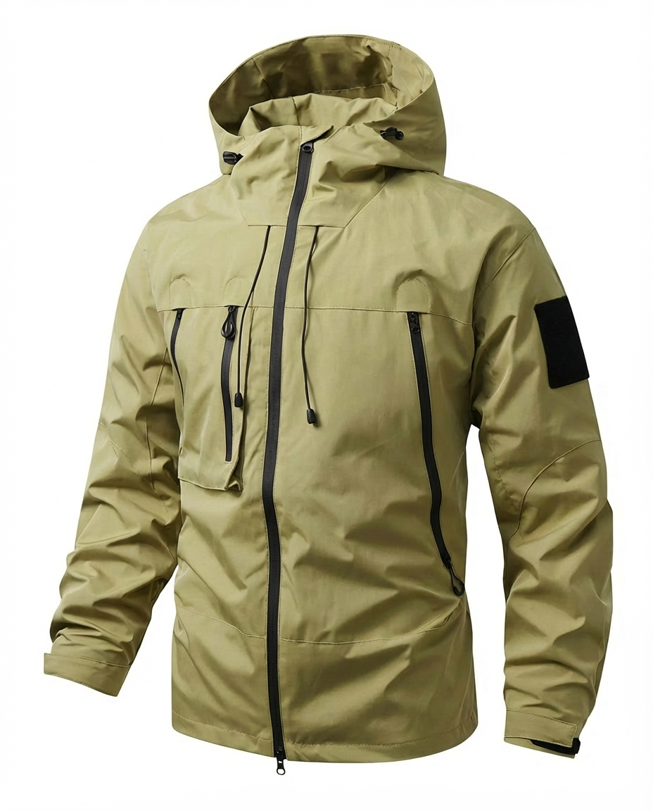 Kurtka Męska Wodoodporna | Regularny Krój | Oddychający Materiał | Na Jesień