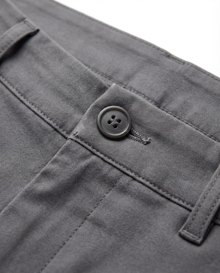 Spodnie Męskie Stretch | Wąski Krój | Komfort na Co Dzień | Do Pracy i Na Spotkania