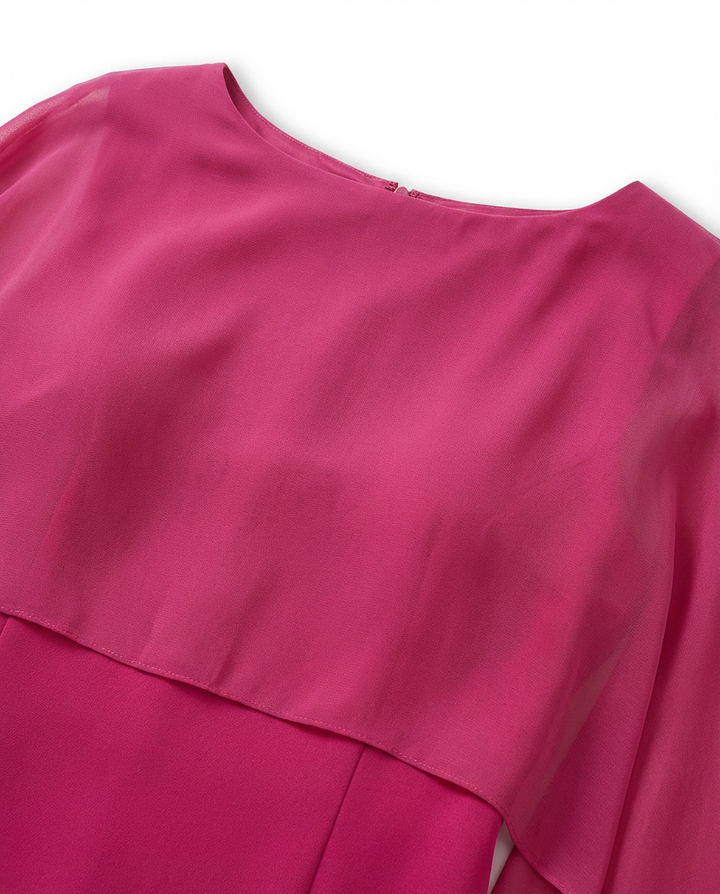 Sukienka na Wesele Damska Elegancka | Maxi Krój | Lekka Tkanina | Na Wiosnę i Lato