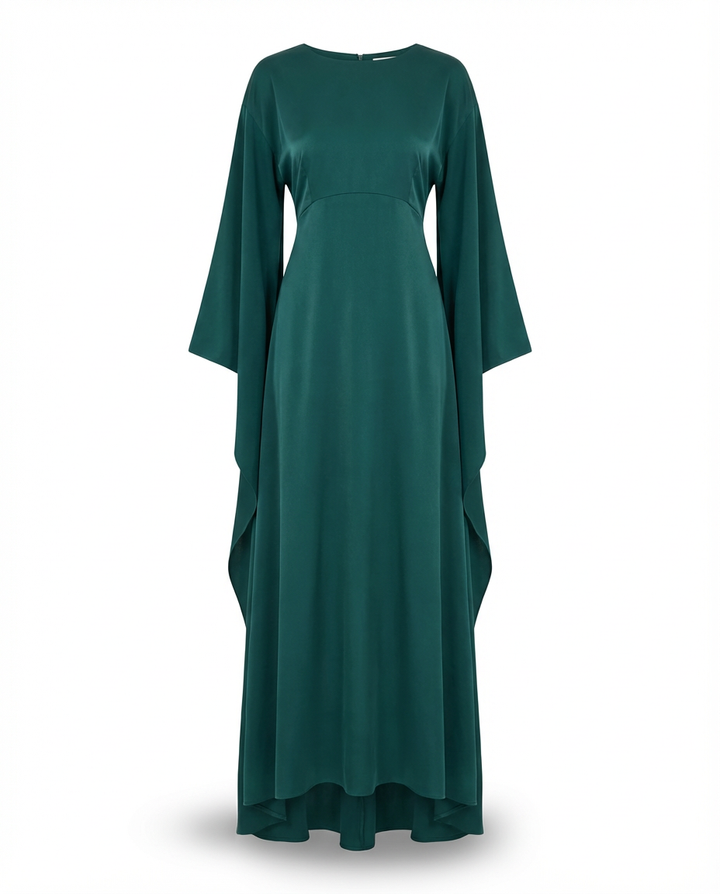 Sukienka Damska Elegancka Sukienki Wieczorowe | Fason Basic | Rękawy Nietoperz | Na Co Dzień i Na Wyjścia