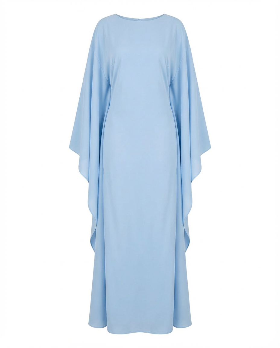 Sukienka Damska Elegancka Sukienki Wieczorowe | Fason Basic | Rękawy Nietoperz | Na Co Dzień i Na Wyjścia