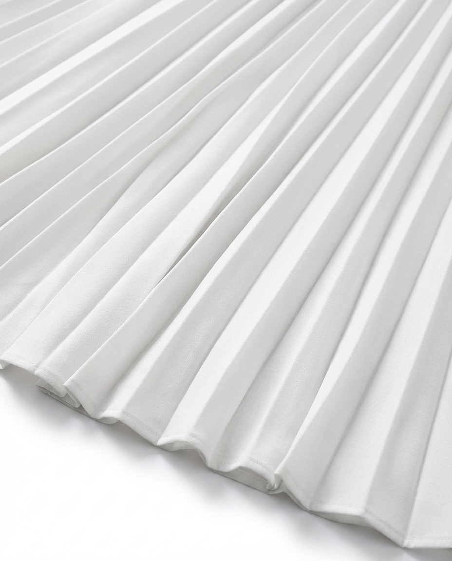 Sukienka Midi Elegancka | Dopasowany Krój | Dekolt w Kształcie V | Na Wiosnę i Lato