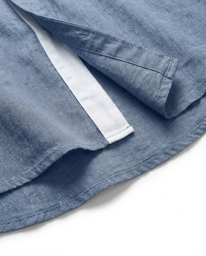 Koszula Męska Lniana | Klasyczny Krój | Oddychający Materiał | Na Co Dzień