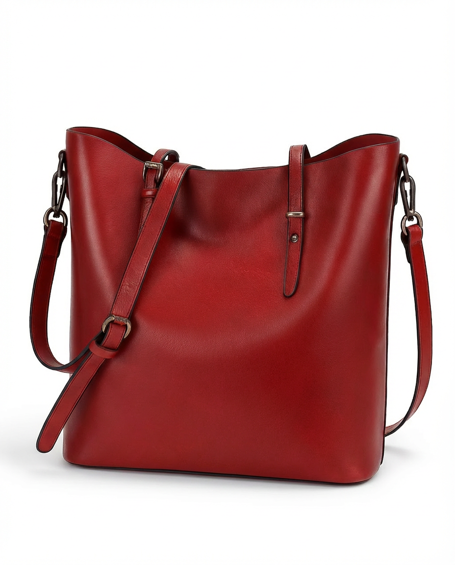 Torebka Damska na Ramię | Klasyczna Forma | Regulowany Pasek | Na Co Dzień i do Pracy - 10