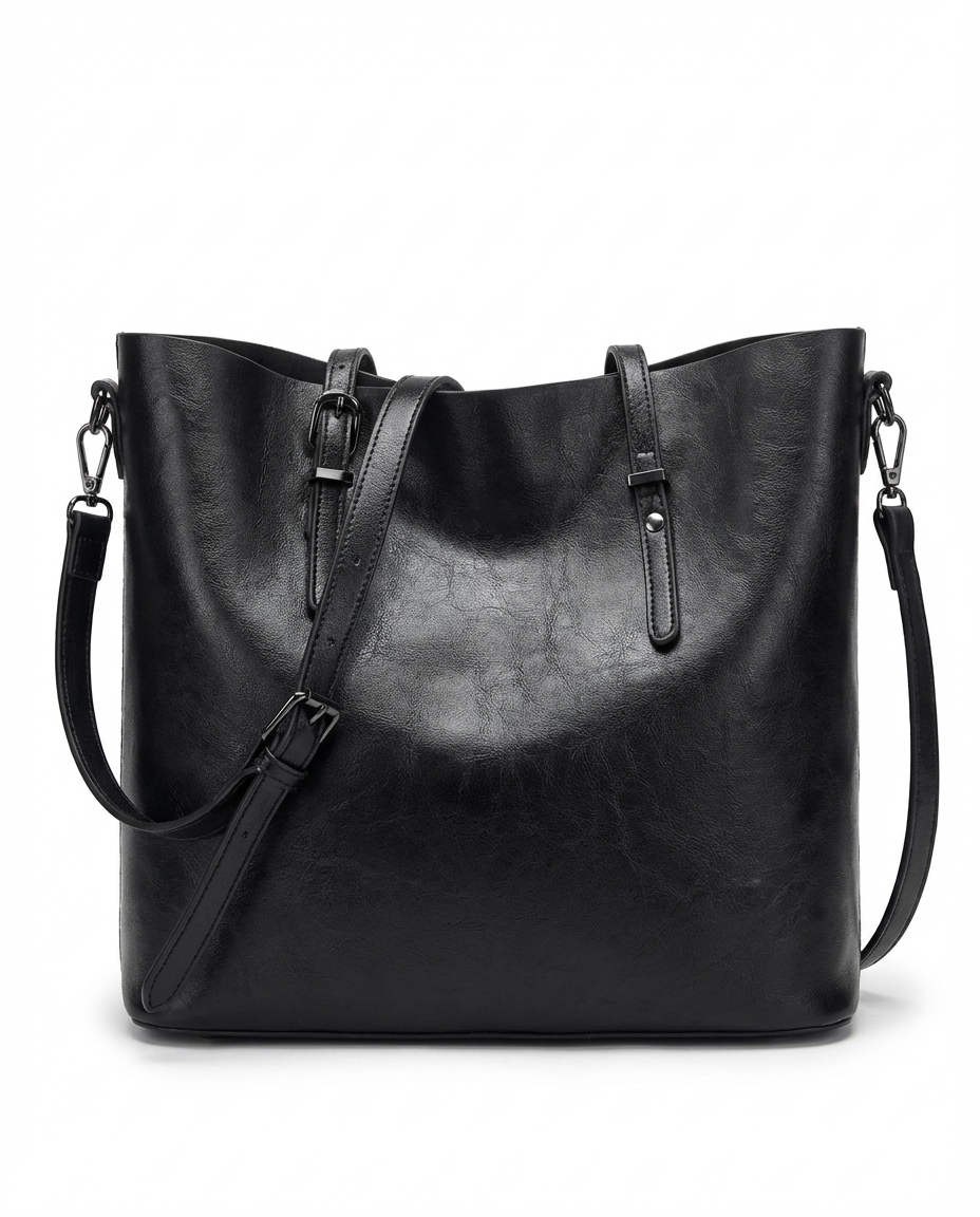 Torebka Damska na Ramię | Klasyczna Forma | Regulowany Pasek | Na Co Dzień i do Pracy - 9