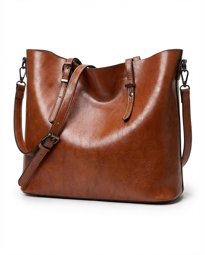 Torebka Damska na Ramię | Klasyczna Forma | Regulowany Pasek | Na Co Dzień i do Pracy - 1