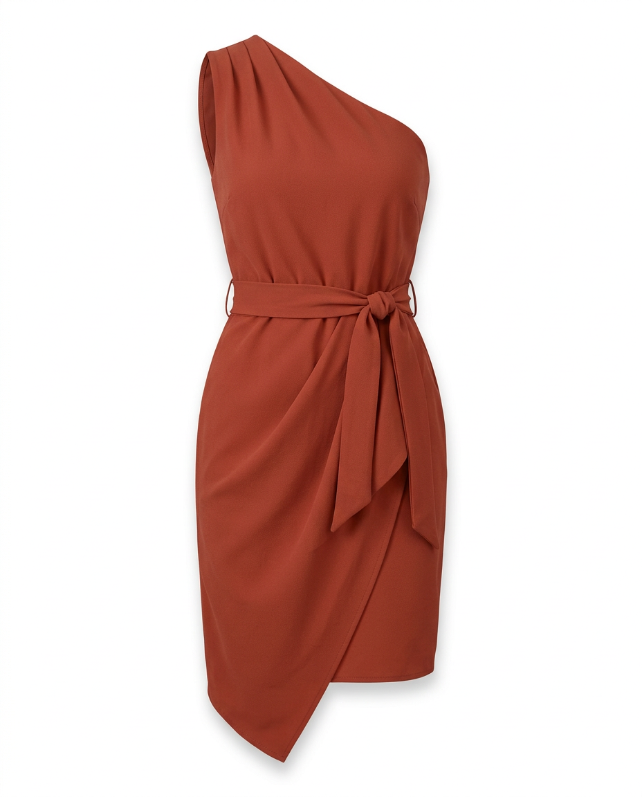 Sukienka Damska Letnia | Asymetryczny Krój | Lekki Materiał | Na Co Dzień