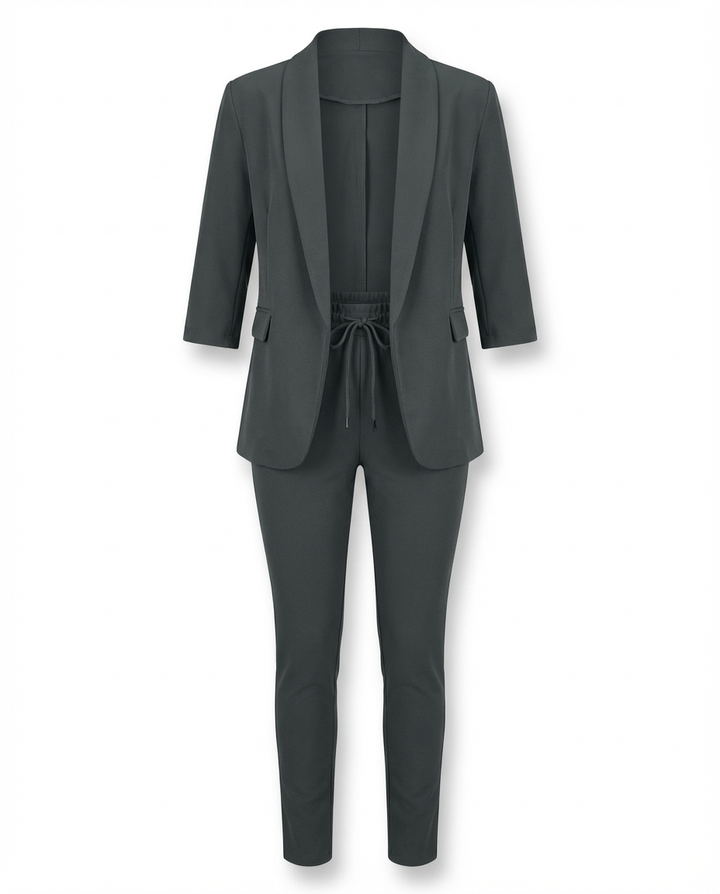 Garnitur Damski Elegancki Komplet | Lekki Materiał, Nowoczesny Krój - 11