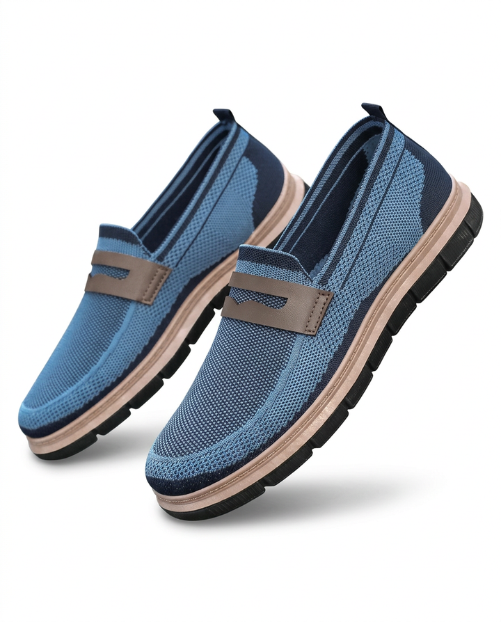 Mokasyny męskie | Wsuwane | Oddychający materiał | Na co dzień