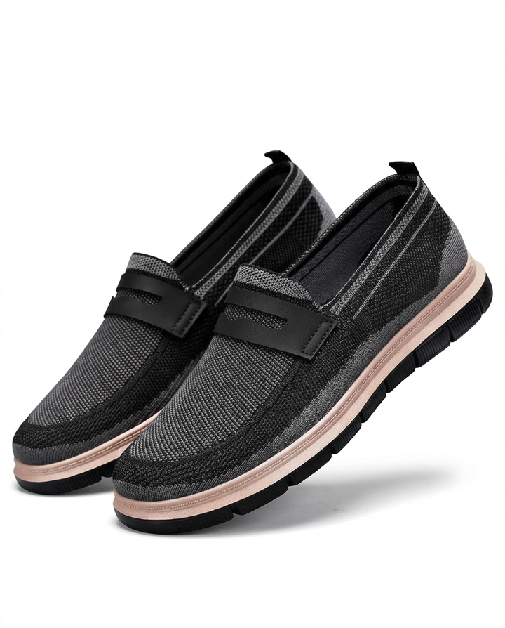 Mokasyny męskie | Wsuwane | Oddychający materiał | Na co dzień