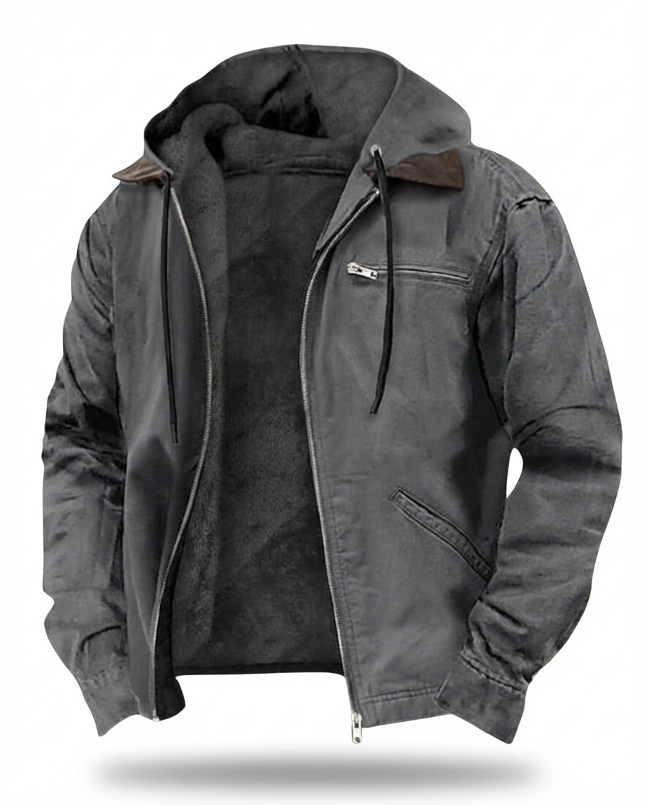 Kurtka Męska Ciepła Elegancka | Dopasowany Krój | Praktyczne Detale | Na Co Dzień