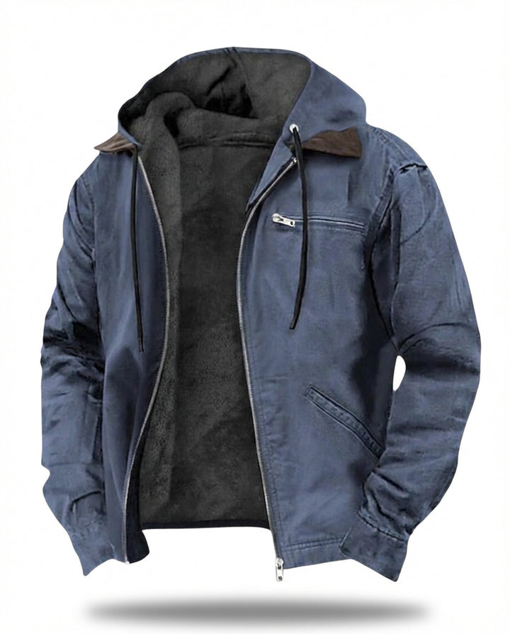 Kurtka Męska Ciepła Elegancka | Dopasowany Krój | Praktyczne Detale | Na Co Dzień