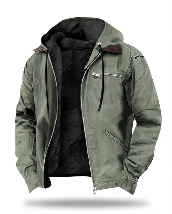 Kurtka Męska Ciepła Elegancka | Dopasowany Krój | Praktyczne Detale | Na Co Dzień