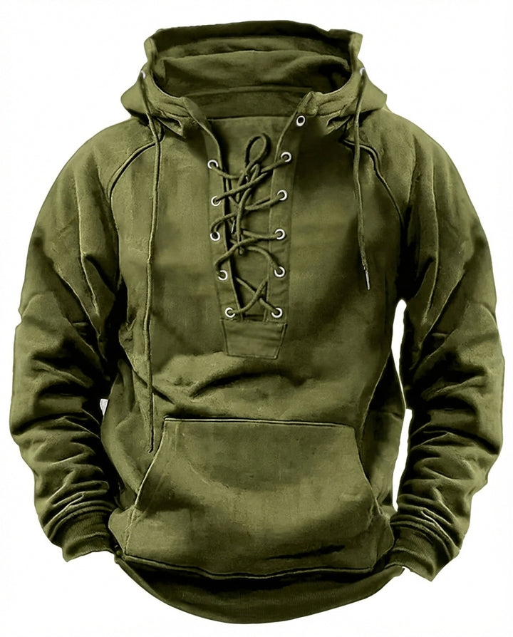 Luźna bluza męska | Wiatroszczelny krój | Gruby materiał | Na jesień i zimę