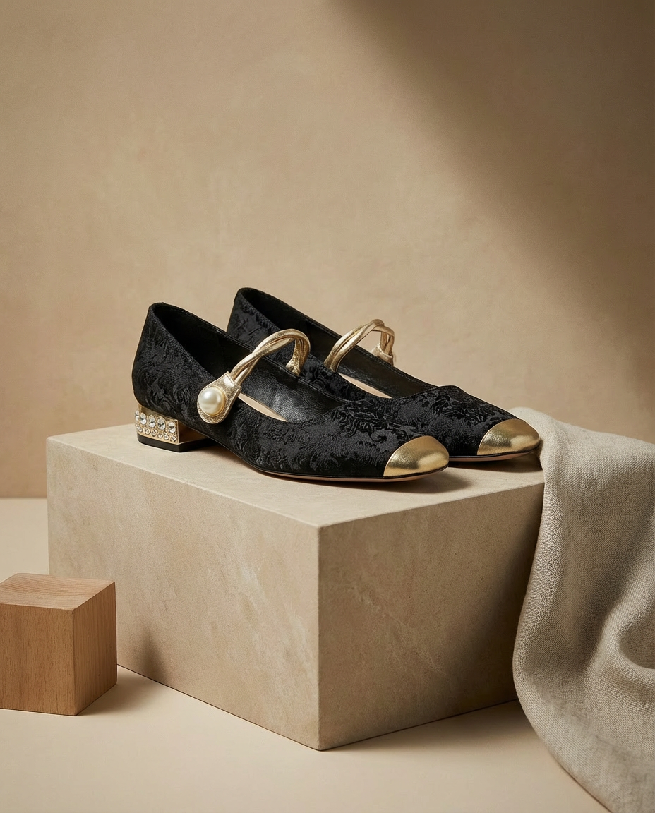 Baleriny Ortopedyczne Damskie | Komfortowy Krój | Wsparcie dla Stóp | Na Co Dzień