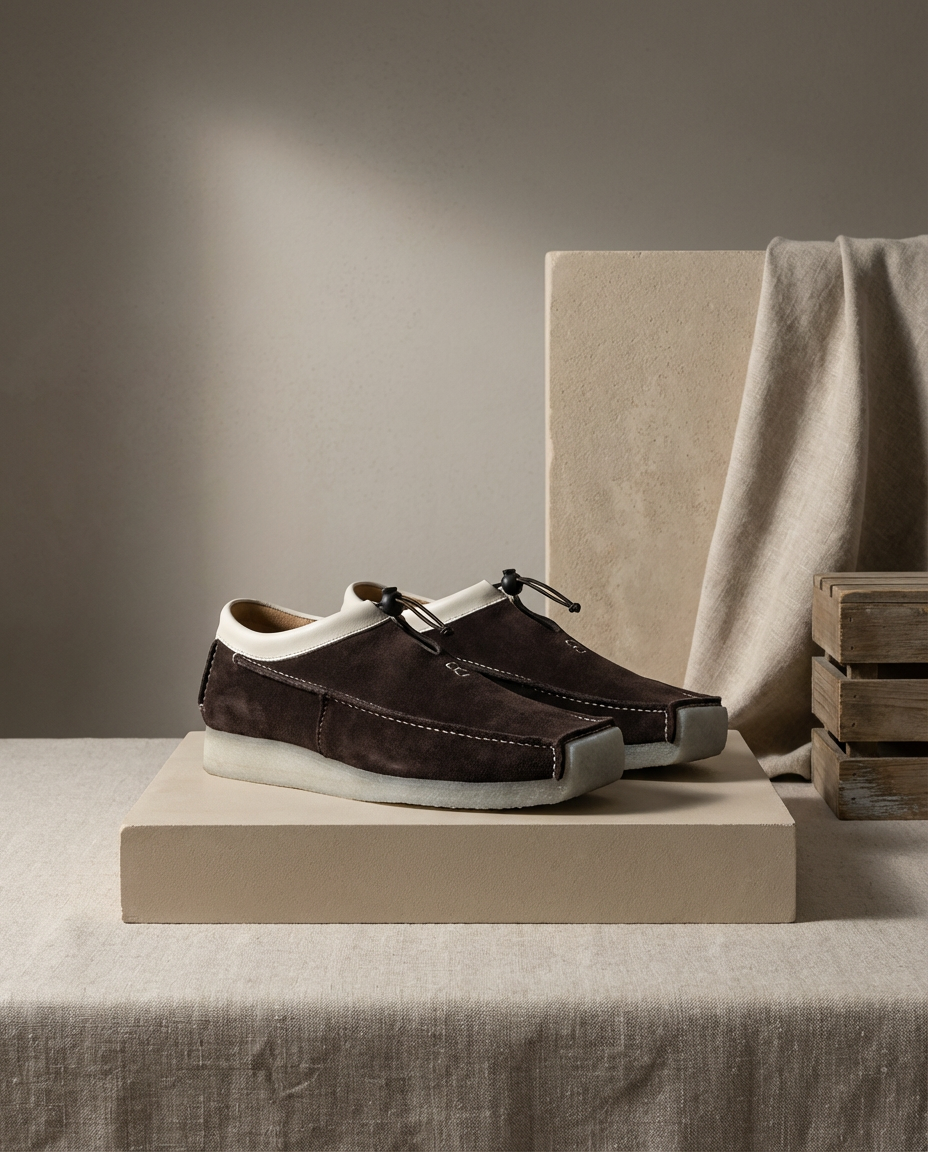 Mokasyny męskie | Kwadratowy kształt | Nowoczesna podeszwa | Na wiosnę i jesień