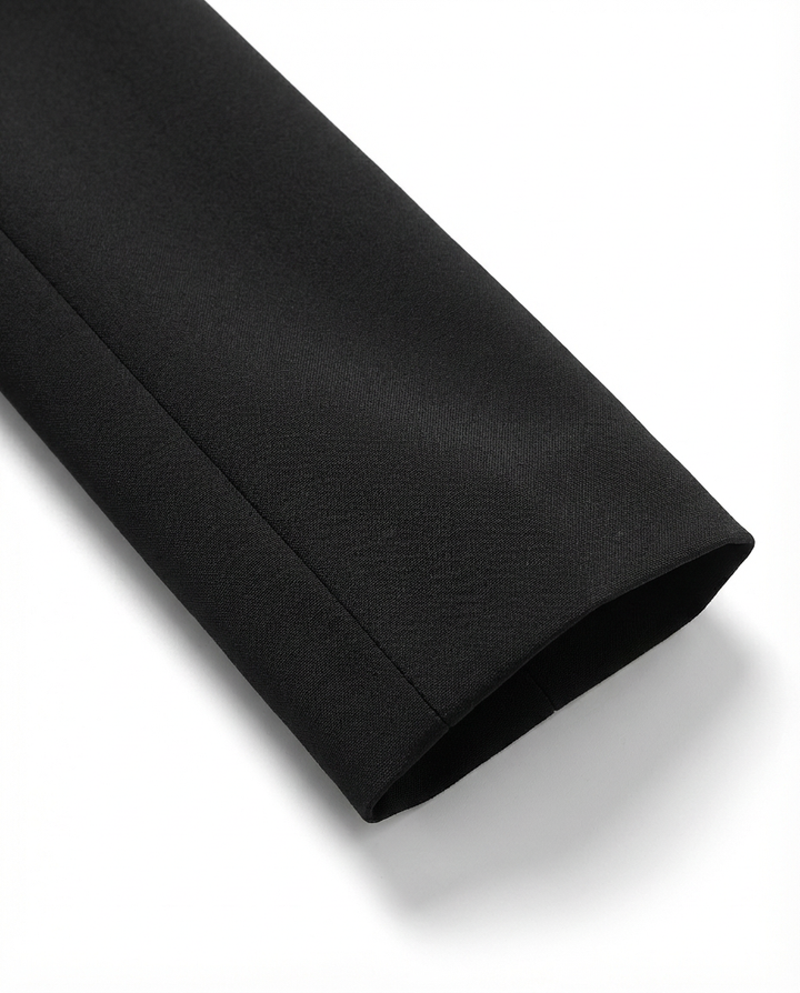 Sukienka Damska Midi Elegancka | Dopasowany Krój | Klapy i Guziki | Na Co Dzień i Do Pracy