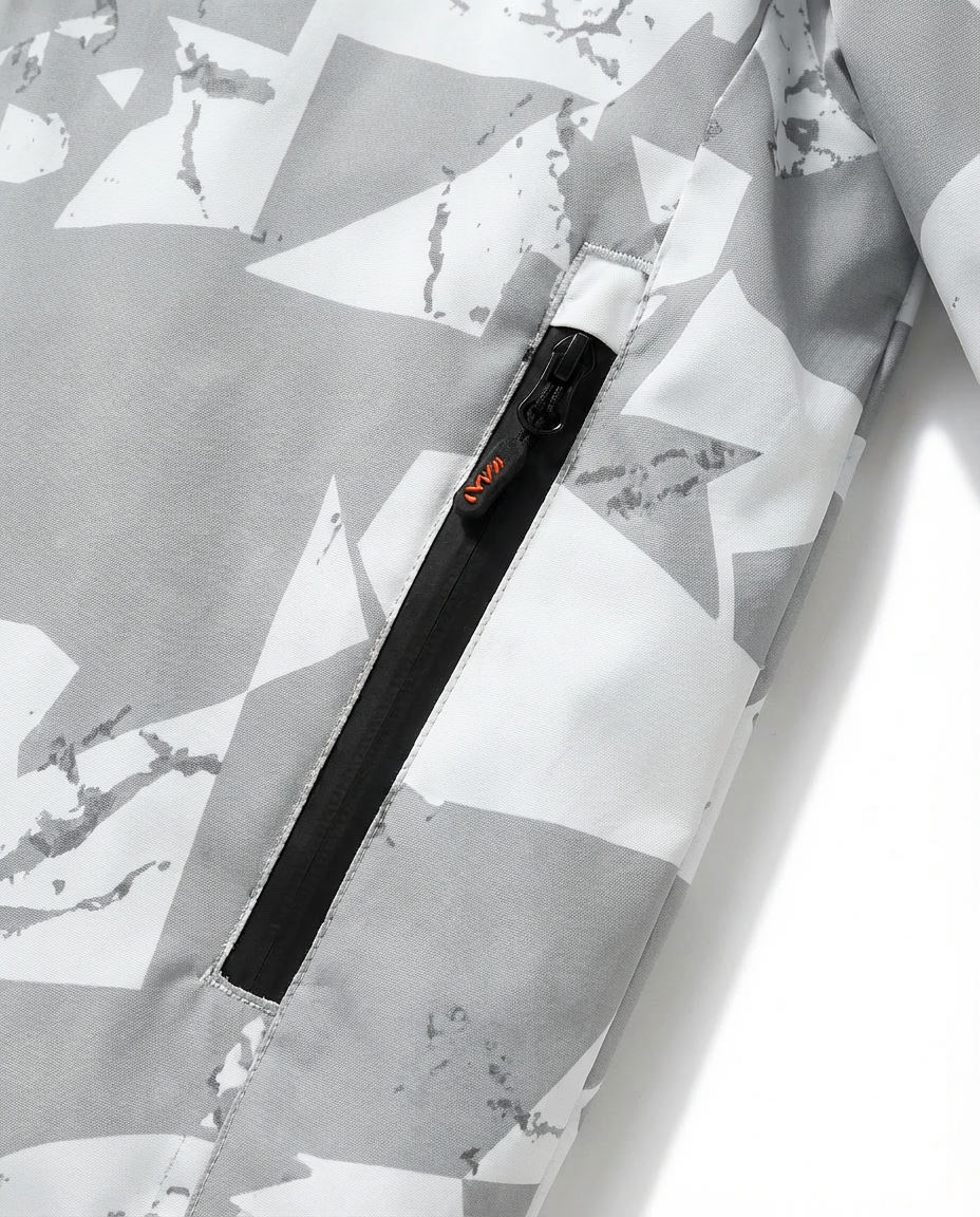 Kurtka Narciarska Męska Kurtki Narciarskie | Sportowy Krój | Wodoodporna Tkanina | Na Zimowe Przygody