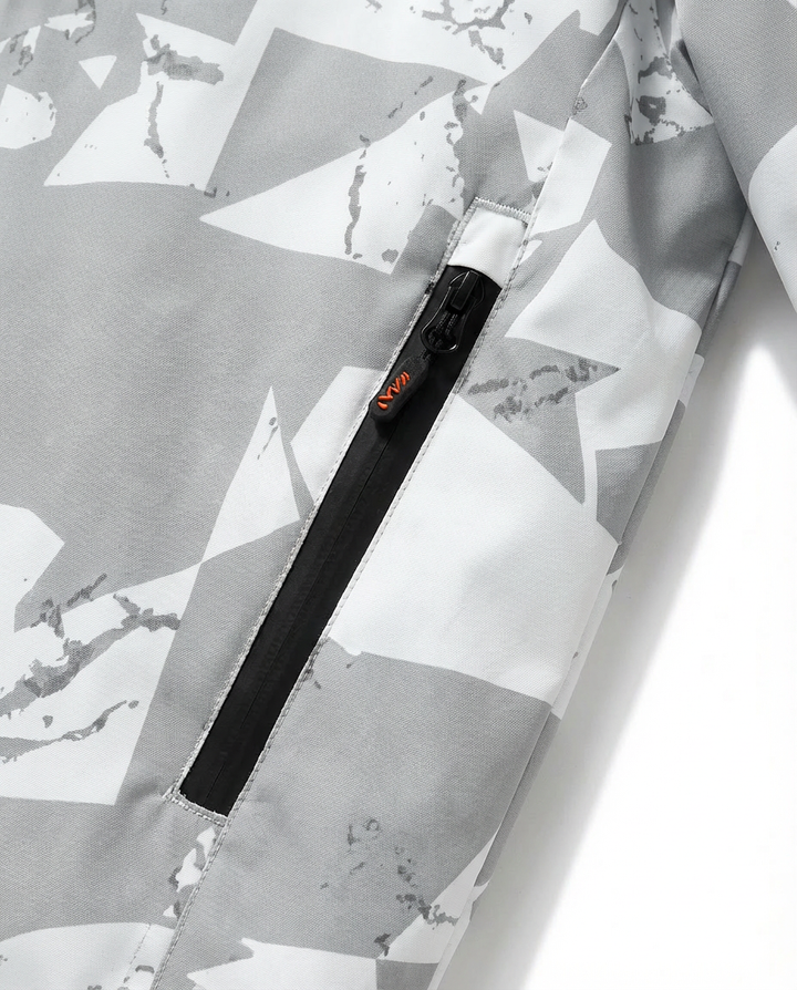 Kurtka Narciarska Męska Kurtki Narciarskie | Sportowy Krój | Wodoodporna Tkanina | Na Zimowe Przygody