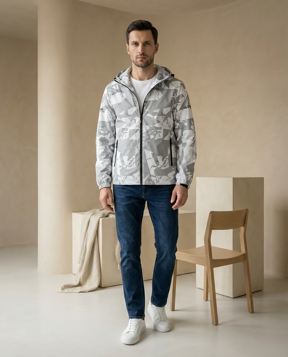 Kurtka Narciarska Męska Kurtki Narciarskie | Sportowy Krój | Wodoodporna Tkanina | Na Zimowe Przygody