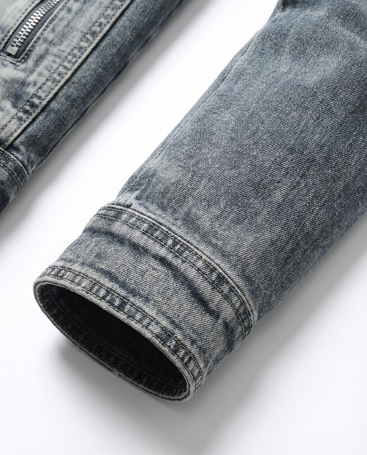 Kurtka Dżinsowa Dzinsowa | Klasyczny Krój | Wysokiej Jakości Materiały | Na Co Dzień