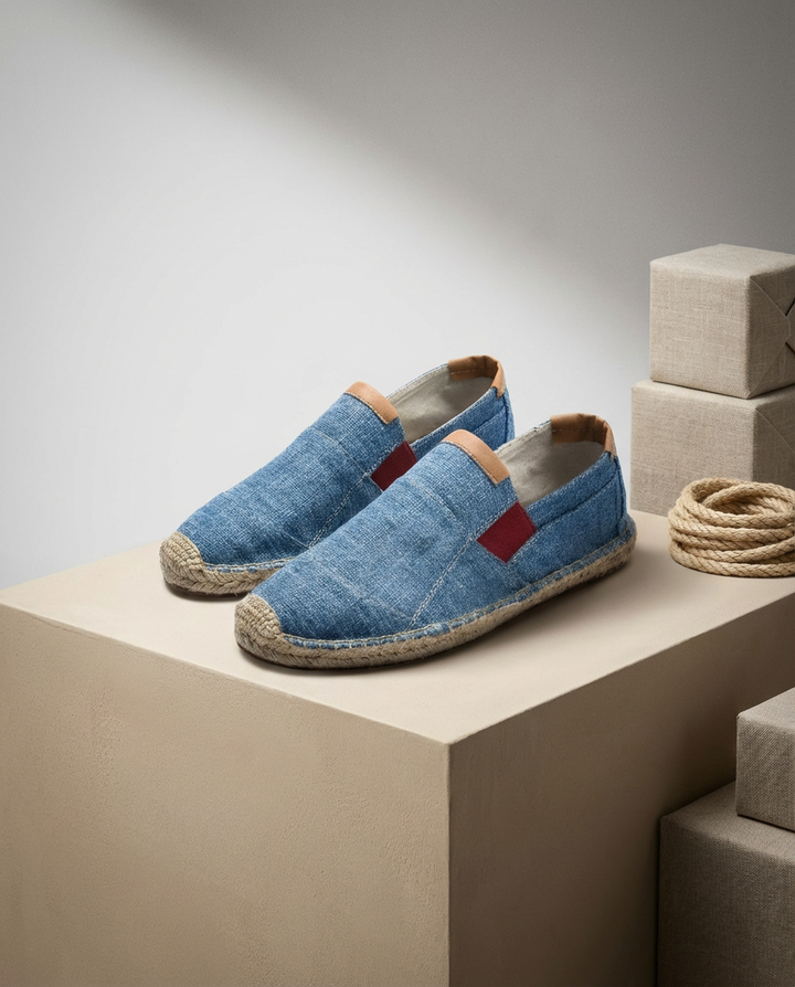 Espadryle Męskie Wygodne Casualowe | Minimalistyczny Krój | Oddychający Materiał | Na Lato